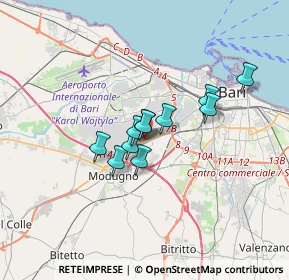 Mappa SS96 119+700, 70026 Modugno BA, Italia (2.31273)