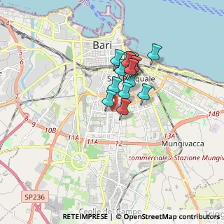Mappa Viale John Fitzgerald Kennedy, 70124 Bari BA, Italia (1.24)