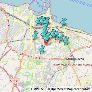 Mappa Viale John Fitzgerald Kennedy, 70124 Bari BA, Italia (1.38444)