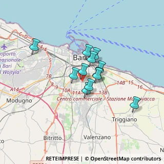 Mappa Viale John Fitzgerald Kennedy, 70125 Bari BA, Italia (2.4425)