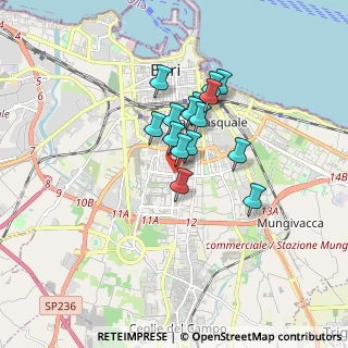 Mappa Viale John Fitzgerald Kennedy, 70125 Bari BA, Italia (1.284)