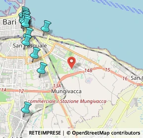 Mappa Via la Pira Giorgio, 70126 Bari BA, Italia (3.386)
