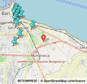 Mappa Via la Pira Giorgio, 70126 Bari BA, Italia (3.31786)