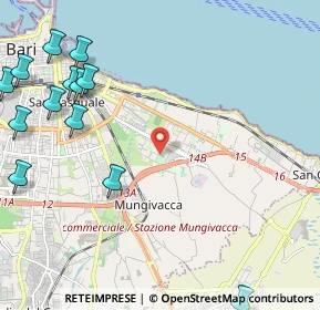 Mappa Via la Pira Giorgio, 70126 Bari BA, Italia (3.29692)