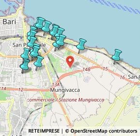 Mappa Via la Pira Giorgio, 70126 Bari BA, Italia (2.2825)
