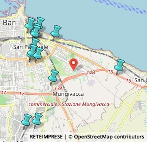 Mappa Via la Pira Giorgio, 70126 Bari BA, Italia (2.80357)