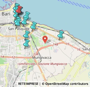 Mappa Via la Pira Giorgio, 70126 Bari BA, Italia (2.96)