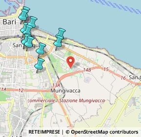 Mappa Via la Pira Giorgio, 70126 Bari BA, Italia (2.775)