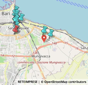 Mappa Via la Pira Giorgio, 70126 Bari BA, Italia (2.82083)