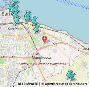 Mappa Via la Pira Giorgio, 70126 Bari BA, Italia (3.37417)