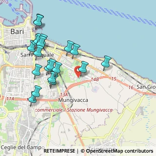 Mappa Via la Pira Giorgio, 70126 Bari BA, Italia (2.3345)