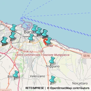 Mappa Via la Pira Giorgio, 70126 Bari BA, Italia (5.04)