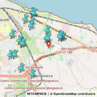 Mappa Via la Pira Giorgio, 70126 Bari BA, Italia (1.223)