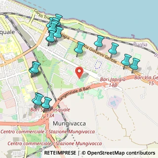 Mappa Via la Pira Giorgio, 70126 Bari BA, Italia (1.362)