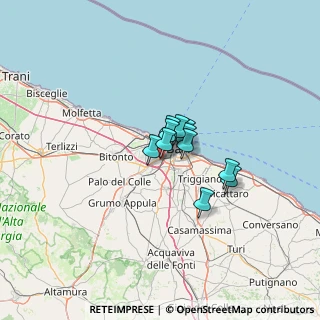 Mappa Km. 2, 70132 Bari BA, Italia (7.07818)