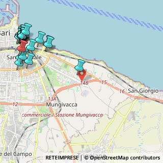 Mappa Via Suglia Tenente Cesare, 70126 Bari BA, Italia (3.567)