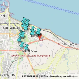 Mappa Via Suglia Tenente Cesare, 70126 Bari BA, Italia (1.7285)