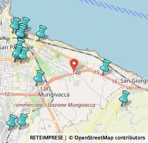 Mappa Via Suglia Tenente Cesare, 70126 Bari BA, Italia (3.39333)