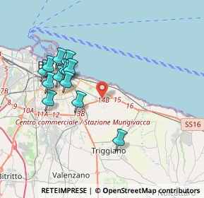 Mappa Via Suglia Tenente Cesare, 70126 Bari BA, Italia (3.97385)