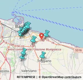 Mappa Via Suglia Tenente Cesare, 70126 Bari BA, Italia (3.852)