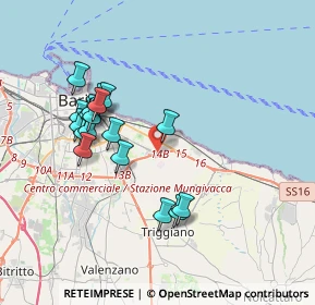 Mappa Via Suglia Tenente Cesare, 70126 Bari BA, Italia (3.74722)