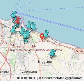 Mappa Via Suglia Tenente Cesare, 70126 Bari BA, Italia (4.26333)