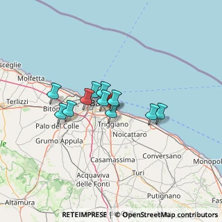 Mappa Via Suglia Tenente Cesare, 70126 Bari BA, Italia (10.21818)