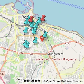 Mappa Via Filippo Turati, 70125 Bari BA, Italia (1.79938)