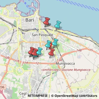 Mappa Via Filippo Turati, 70125 Bari BA, Italia (1.52333)