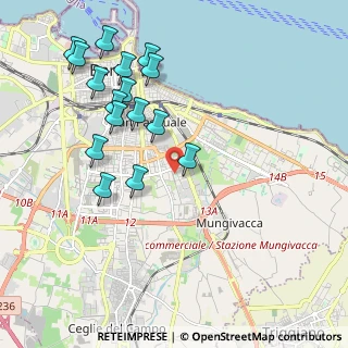 Mappa Via Filippo Turati, 70125 Bari BA, Italia (2.29813)