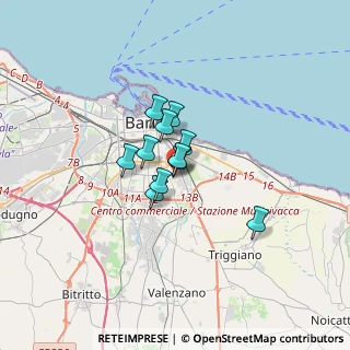 Mappa Via Filippo Turati, 70125 Bari BA, Italia (1.95455)