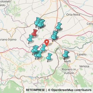 Mappa Via Lacedonia, 71020 Rocchetta Sant'Antonio FG, Italia (13.0545)