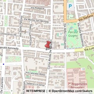 Mappa Viale John Fitzgerald Kennedy,  21, 70124 Bari, Bari (Puglia)