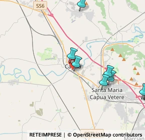 Mappa SS264, 81043 Capua CE, Italia (5.94909)