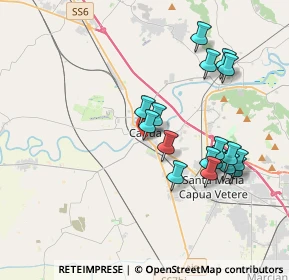 Mappa SS264, 81043 Capua CE, Italia (3.92471)