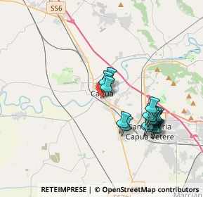 Mappa SS264, 81043 Capua CE, Italia (3.83882)