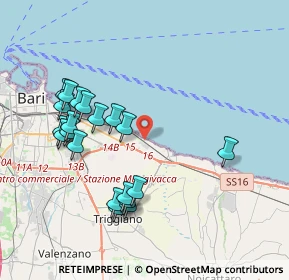 Mappa Str. Sant'Anna, 70126 Bari BA, Italia (4.2895)