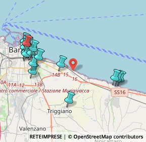 Mappa Str. Sant'Anna, 70126 Bari BA, Italia (5.2475)