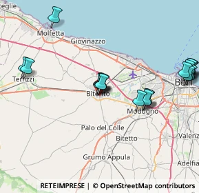 Mappa Piazzale Ferdinando II di Borbone, 70032 Bitonto BA, Italia (9.414)