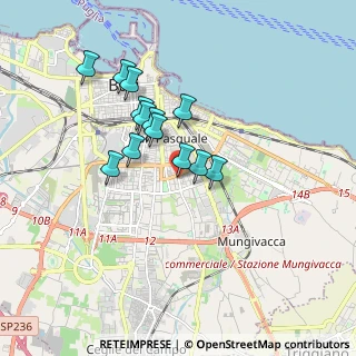 Mappa Traversa 227 di Via Giuseppe Fanelli, 70125 Bari BA, Italia (1.51)
