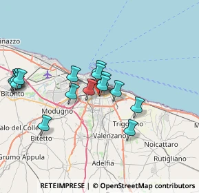 Mappa V.le del Concilio Vaticano II, 70124 Bari BA, Italia (7.49813)