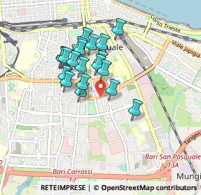 Mappa Via Stefano Jacini, 70100 Bari BA, Italia (0.76)