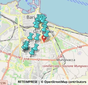 Mappa Via Stefano Jacini, 70100 Bari BA, Italia (1.53824)