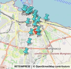 Mappa Via Stefano Jacini, 70100 Bari BA, Italia (1.72882)