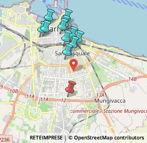 Mappa Via Stefano Jacini, 70100 Bari BA, Italia (1.95917)
