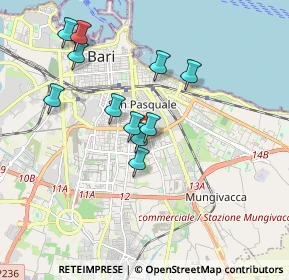 Mappa Via Stefano Jacini, 70100 Bari BA, Italia (1.75455)