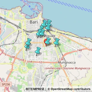 Mappa Via Stefano Jacini, 70100 Bari BA, Italia (1.31818)