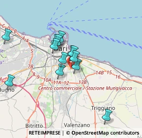 Mappa Via Stefano Jacini, 70100 Bari BA, Italia (3.20385)