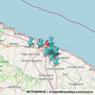 Mappa , 70124 Bari BA, Italia (8.22385)
