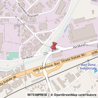 Mappa Strada Provinciale 1 Bari Modugno Toritto, 70132 Zona Industriale BA, Italia, 70132 Bari, Bari (Puglia)